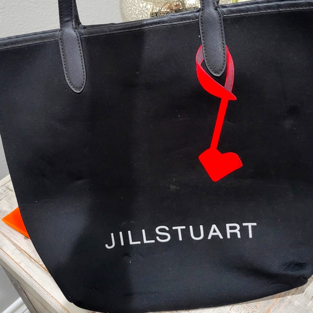 Jill stuart neoprene tote bag
